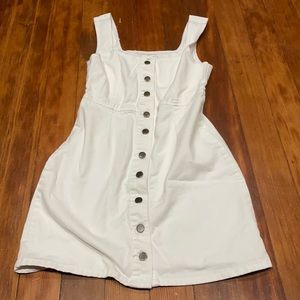 Urban Outfitters White Denim Dress